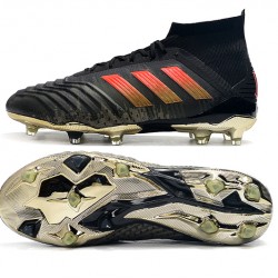 Kopačky Adidas Predator 18.1 FG Černá Zlatý Červené