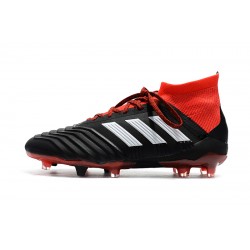 Kopačky Adidas Predator 18.1 FG Černá Červené Bílý