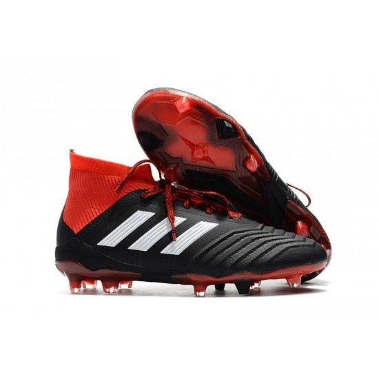 Kopačky Adidas Predator 18.1 FG Černá Červené Bílý