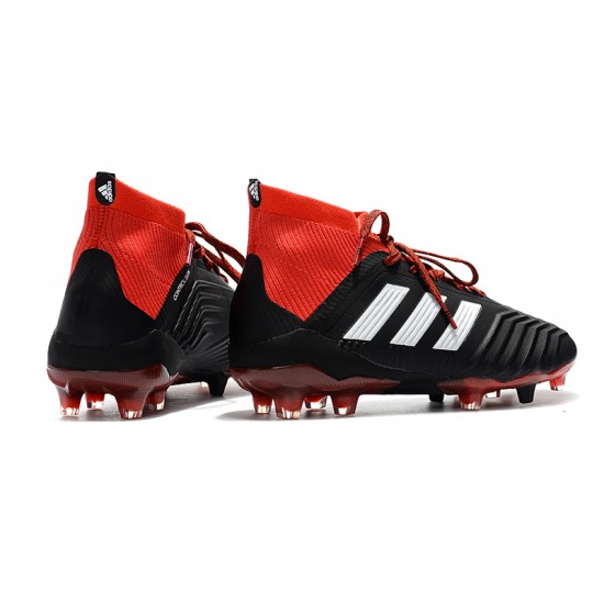 Kopačky Adidas Predator 18.1 FG Černá Červené Bílý