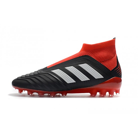 Kopačky Adidas Predator 18+AG Bezcenný Černá Bílý Červené