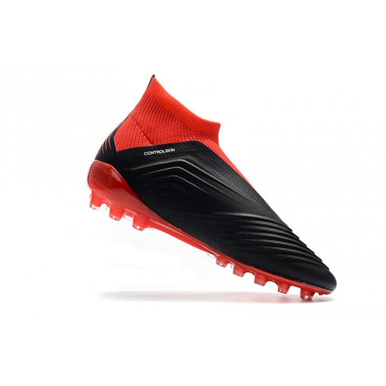 Kopačky Adidas Predator 18+AG Bezcenný Černá Bílý Červené