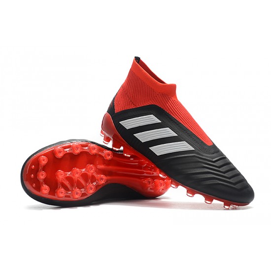 Kopačky Adidas Predator 18+AG Bezcenný Černá Bílý Červené