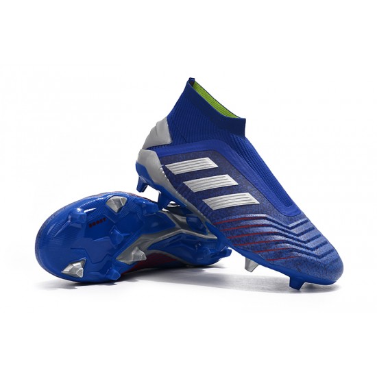 Kopačky Adidas Predator 19+ FG Bezcenný 25th Anniversary Modrý Stříbrný