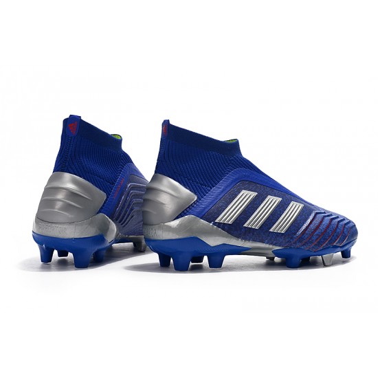 Kopačky Adidas Predator 19+ FG Bezcenný 25th Anniversary Modrý Stříbrný