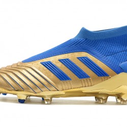 Kopačky Adidas Predator 19+ FG Bezcenný 25th Anniversary Zlatý Modrý