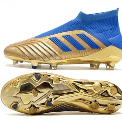 Kopačky Adidas Predator 19+ FG Bezcenný 25th Anniversary Zlatý Modrý