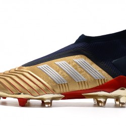 Kopačky Adidas Predator 19+ FG Bezcenný 25th Anniversary Zlatý Stříbrný Černá