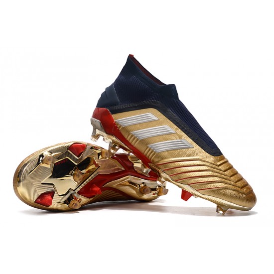 Kopačky Adidas Predator 19+ FG Bezcenný 25th Anniversary Zlatý Stříbrný Černá