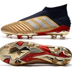 Kopačky Adidas Predator 19+ FG Bezcenný 25th Anniversary Zlatý Stříbrný Černá