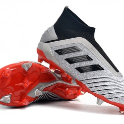 Kopačky Adidas Predator 19+ FG Bezcenný 25th Anniversary Stříbrný Černá Bílý