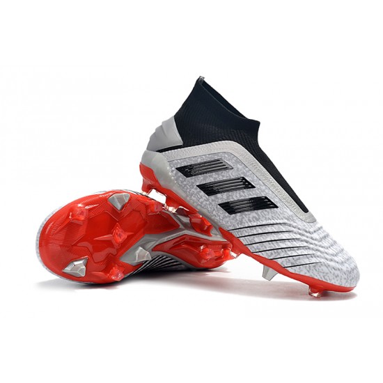 Kopačky Adidas Predator 19+ FG Bezcenný 25th Anniversary Stříbrný Černá Bílý