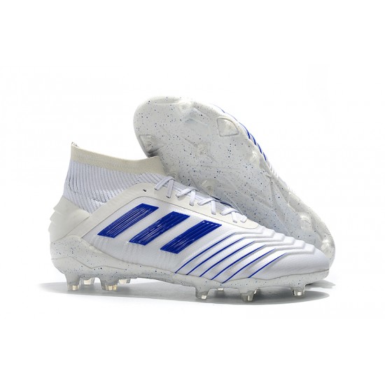 Kopačky Adidas Predator 19+ FG Bezcenný 25th Anniversary Bílý Modrý