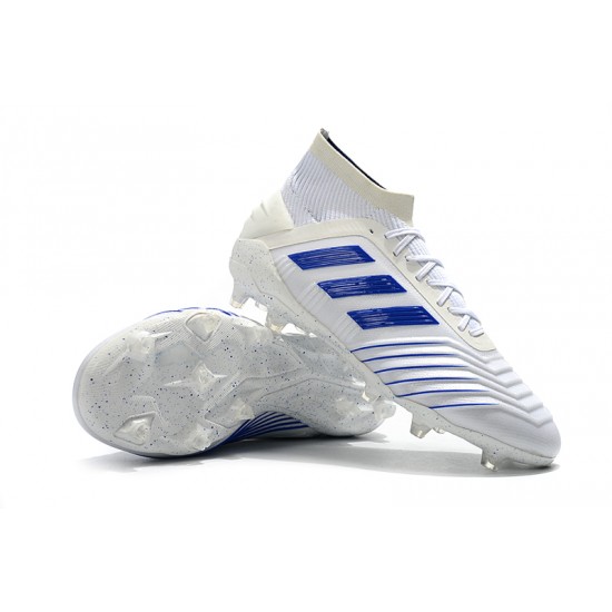 Kopačky Adidas Predator 19+ FG Bezcenný 25th Anniversary Bílý Modrý