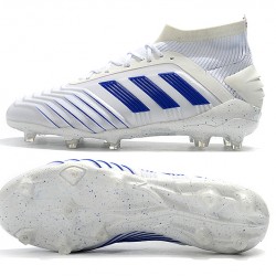 Kopačky Adidas Predator 19+ FG Bezcenný 25th Anniversary Bílý Modrý