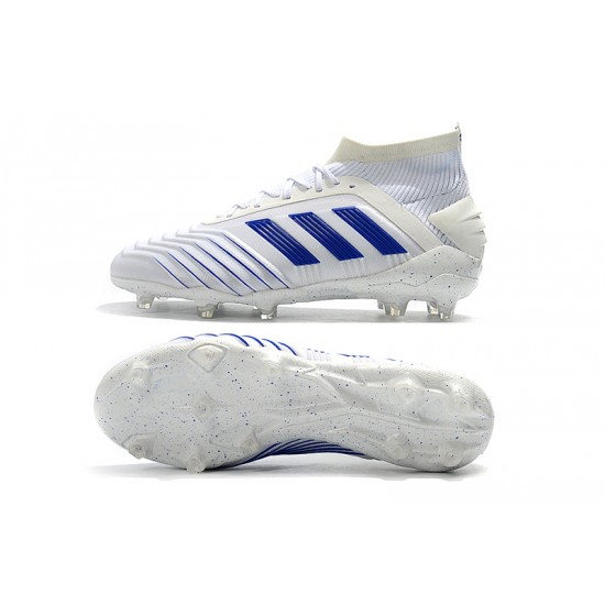 Kopačky Adidas Predator 19+ FG Bezcenný 25th Anniversary Bílý Modrý