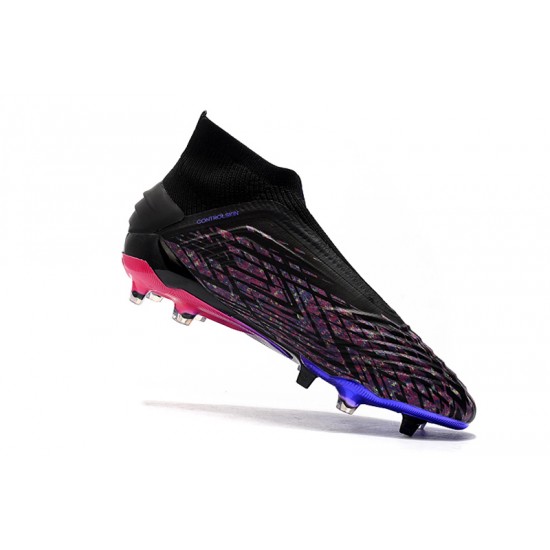 Kopačky Adidas Predator 19+ FG Bezcenný Černá Růžový Modrý