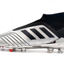 Kopačky Adidas Predator 19+ FG Bezcenný Stříbrný Černá