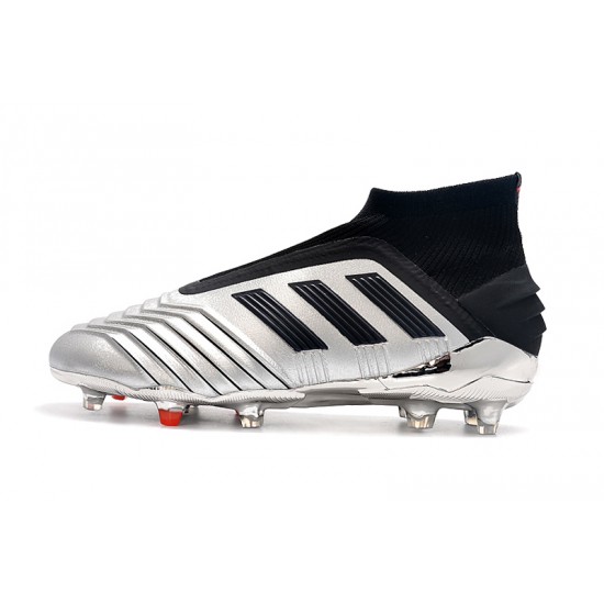 Kopačky Adidas Predator 19+ FG Bezcenný Stříbrný Černá