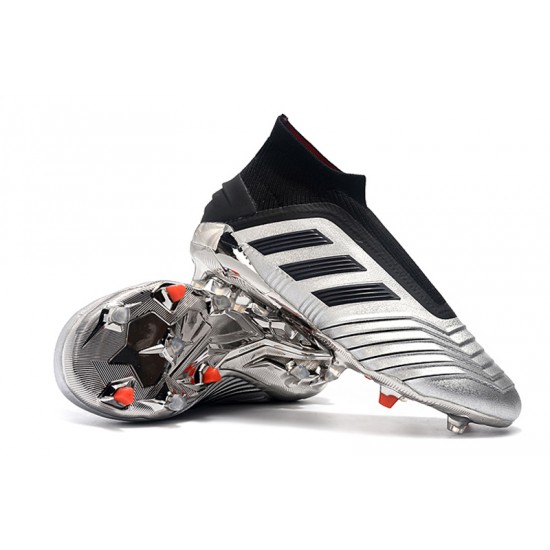 Kopačky Adidas Predator 19+ FG Bezcenný Stříbrný Černá