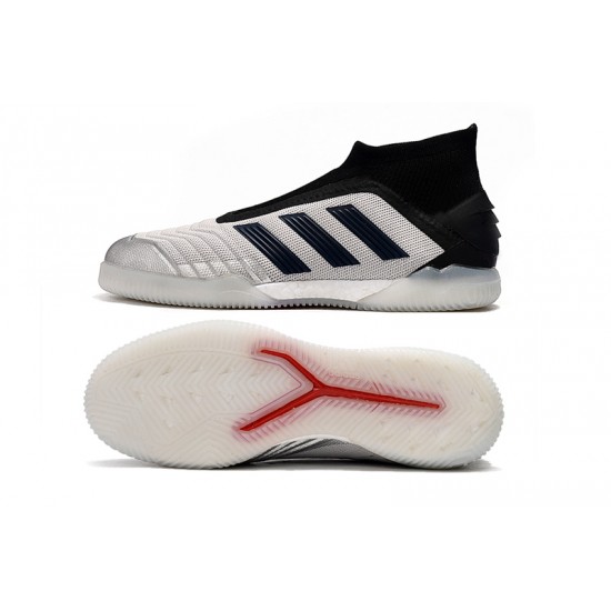 Kopačky Adidas Predator 19+ IN Bezcenný Stříbrný Černá