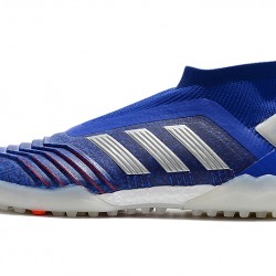 Kopačky Adidas Predator 19+ TF Lacele ssModrý Stříbrný