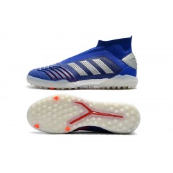 Kopačky Adidas Predator 19+ TF Lacele ssModrý Stříbrný