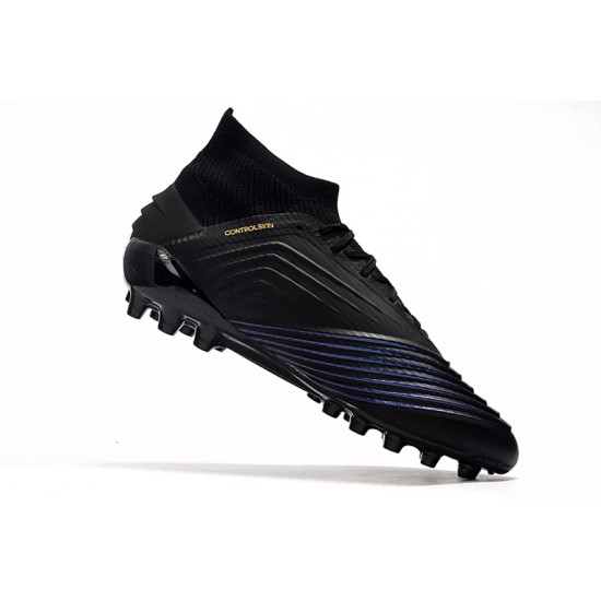 Kopačky Adidas Predator 19.1 AG Všechno černé