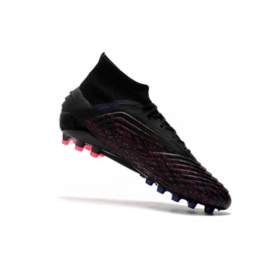 Kopačky Adidas Predator 19.1 AG Černá Růžový Modrý