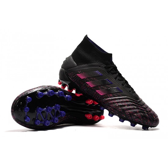 Kopačky Adidas Predator 19.1 AG Černá Růžový Modrý