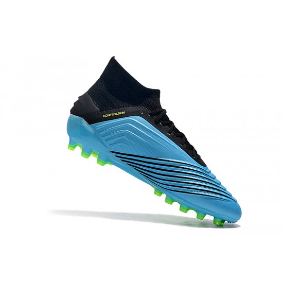 Kopačky Adidas Predator 19.1 AG Modrý Černá