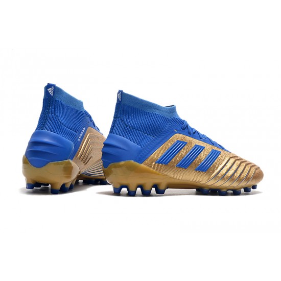 Kopačky Adidas Predator 19.1 AG Zlatý Modrý