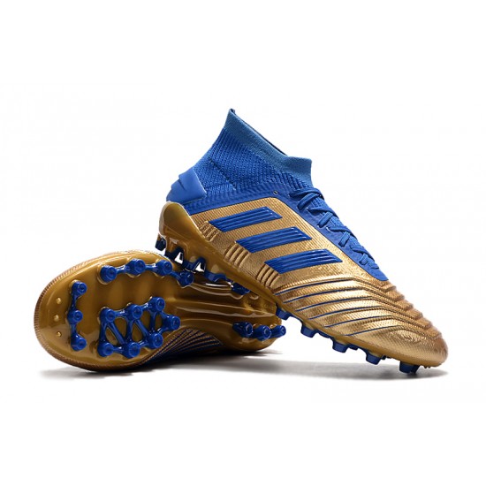 Kopačky Adidas Predator 19.1 AG Zlatý Modrý