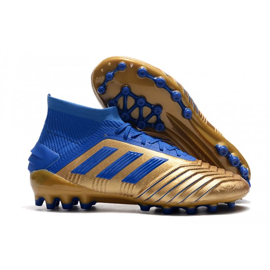 Kopačky Adidas Predator 19.1 AG Zlatý Modrý