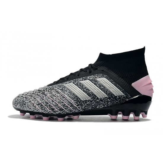 Kopačky Adidas Predator 19.1 AG Šedá Černá Růžový