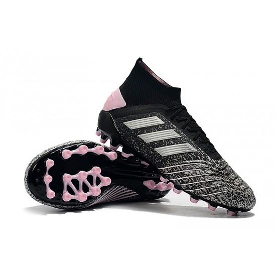 Kopačky Adidas Predator 19.1 AG Šedá Černá Růžový