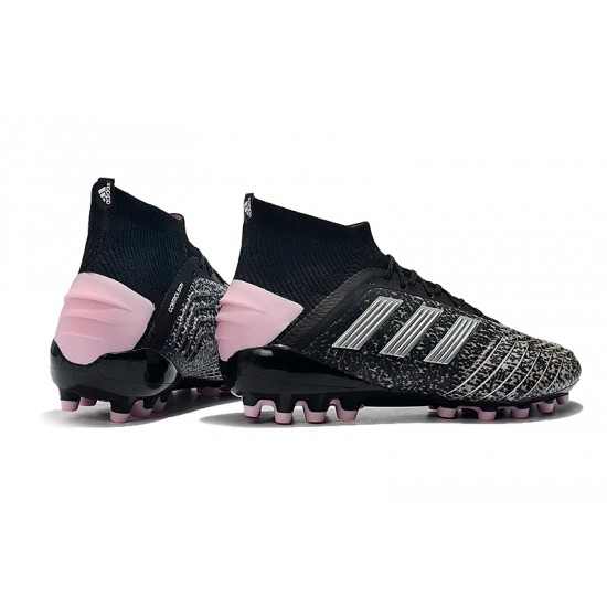 Kopačky Adidas Predator 19.1 AG Šedá Černá Růžový