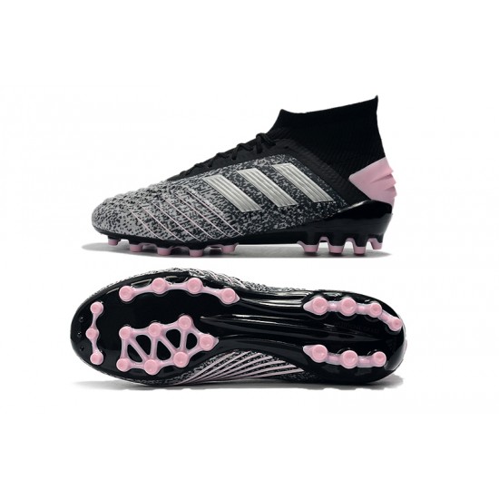 Kopačky Adidas Predator 19.1 AG Šedá Černá Růžový