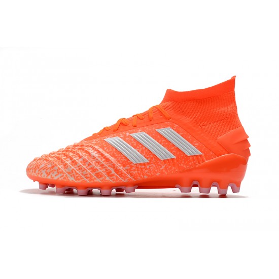 Kopačky Adidas Predator 19.1 AG oranžový Stříbrný