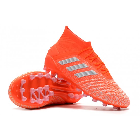 Kopačky Adidas Predator 19.1 AG oranžový Stříbrný