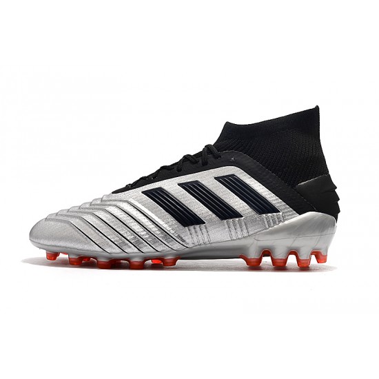 Kopačky Adidas Predator 19.1 AG Stříbrný Černá