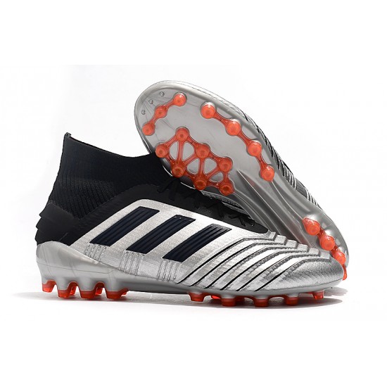 Kopačky Adidas Predator 19.1 AG Stříbrný Černá