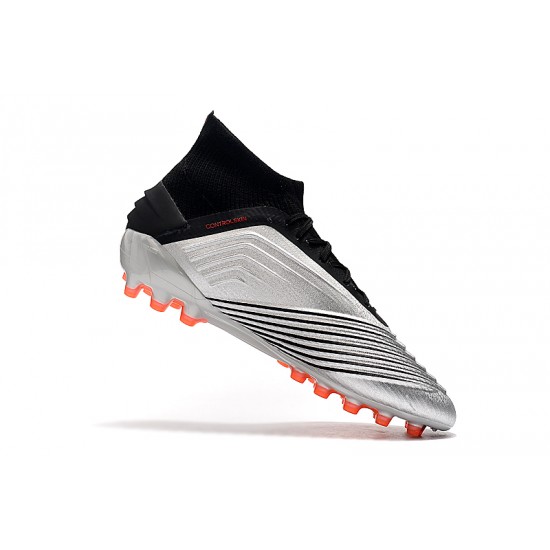 Kopačky Adidas Predator 19.1 AG Stříbrný Černá