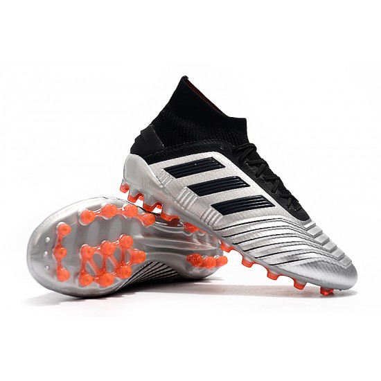 Kopačky Adidas Predator 19.1 AG Stříbrný Černá