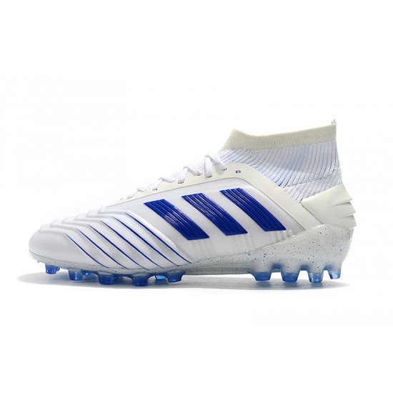 Kopačky Adidas Predator 19.1 AG Bílý Modrý