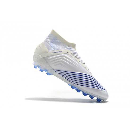 Kopačky Adidas Predator 19.1 AG Bílý Modrý