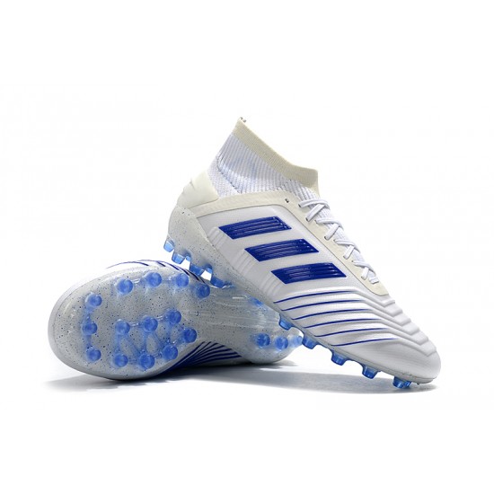 Kopačky Adidas Predator 19.1 AG Bílý Modrý