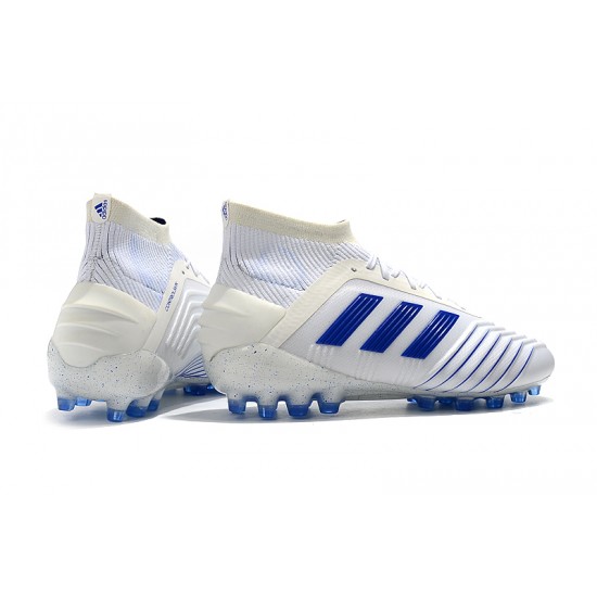 Kopačky Adidas Predator 19.1 AG Bílý Modrý