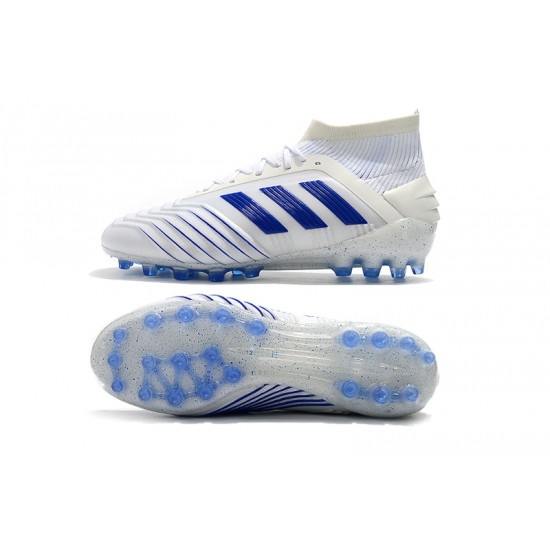 Kopačky Adidas Predator 19.1 AG Bílý Modrý