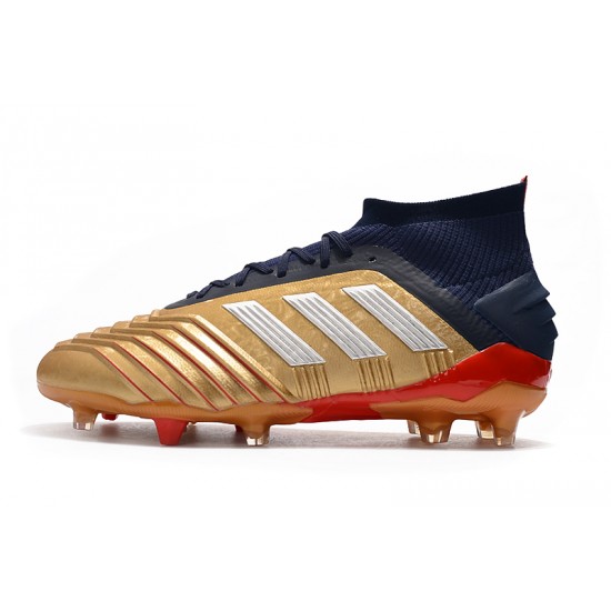 Kopačky Adidas Predator 19.1 FG 25th Anniversary Zlatý Černá Stříbrný